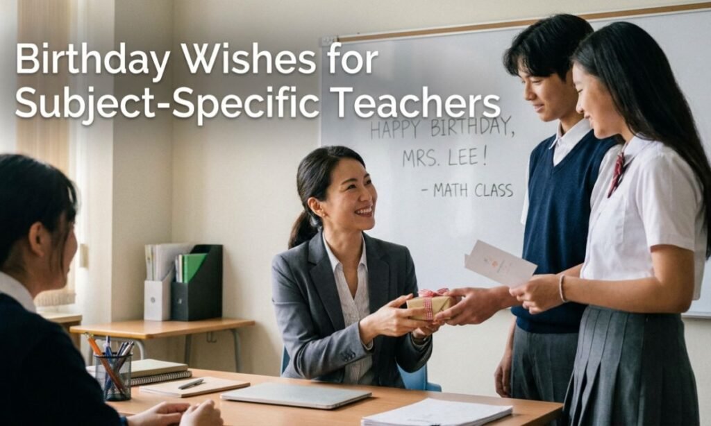Heart Touching Birthday Wishes for Teacher
