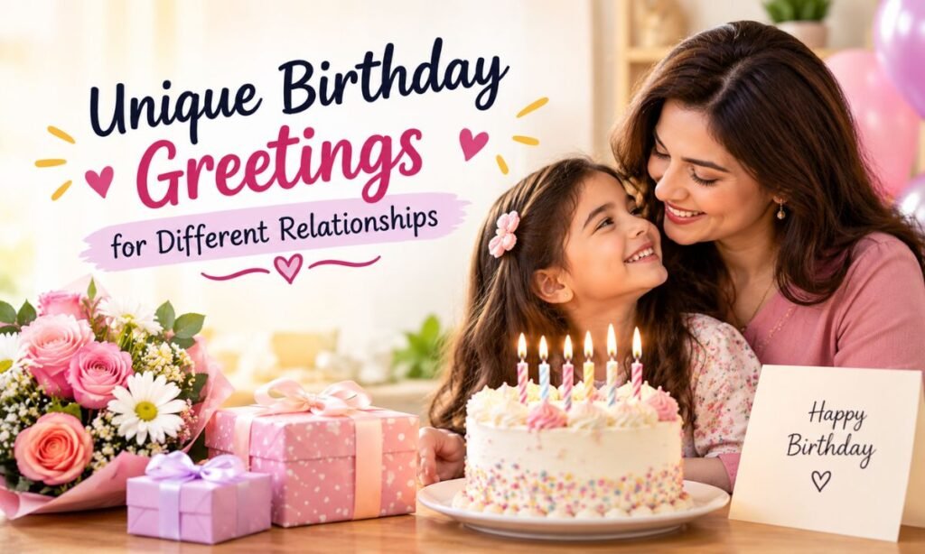 Unique Birthday Greetings for Different Relationships