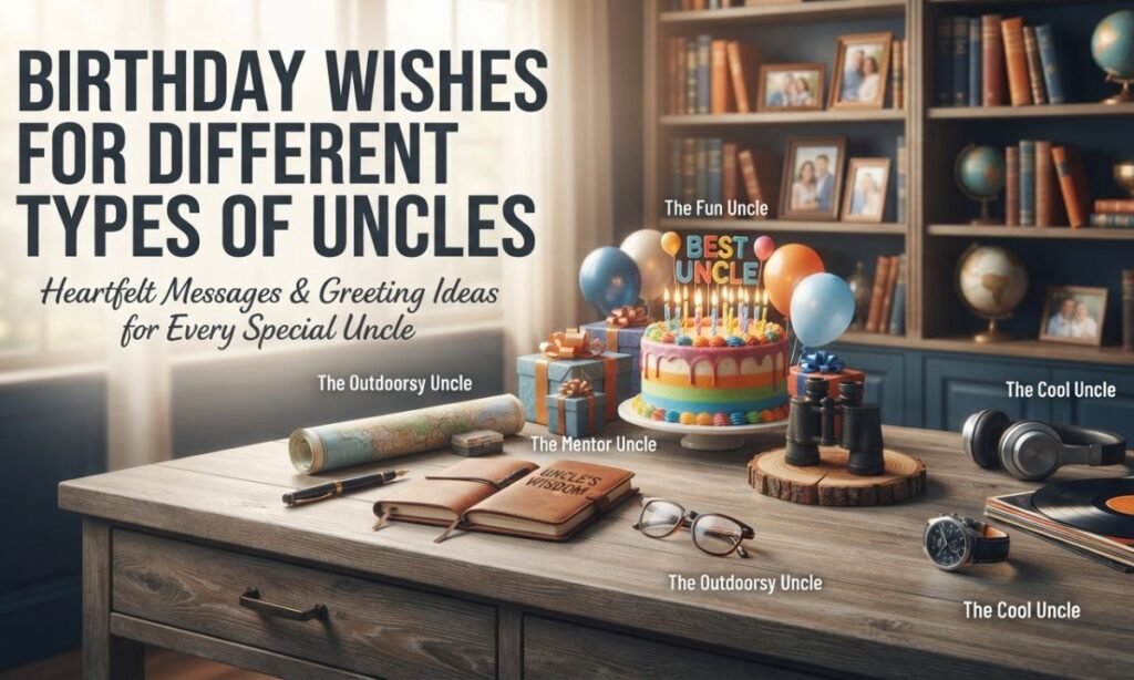 Birthday Wishes for Different Types of Uncles