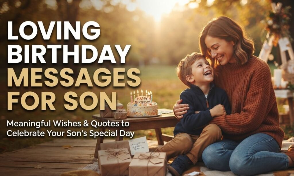 Loving Birthday Messages for Son