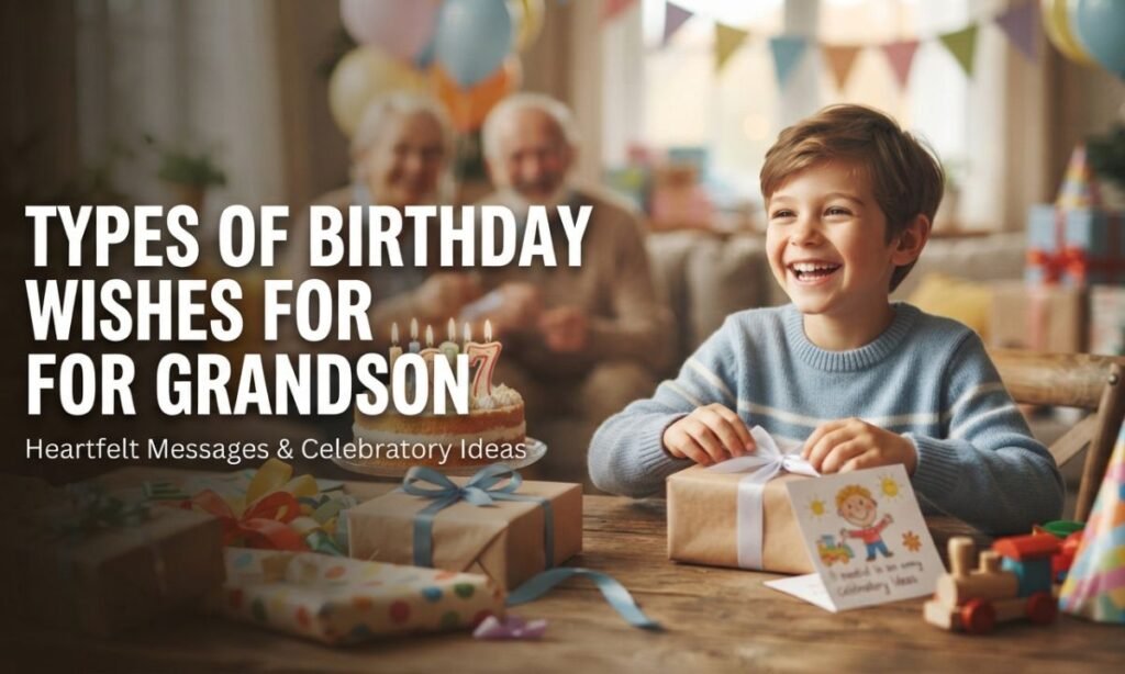 Types of Birthday Wishes for Grandson