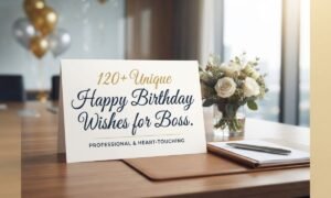 Happy Birthday Wishes for Boss