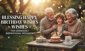 Blessing Happy Birthday Wishes for Grandson