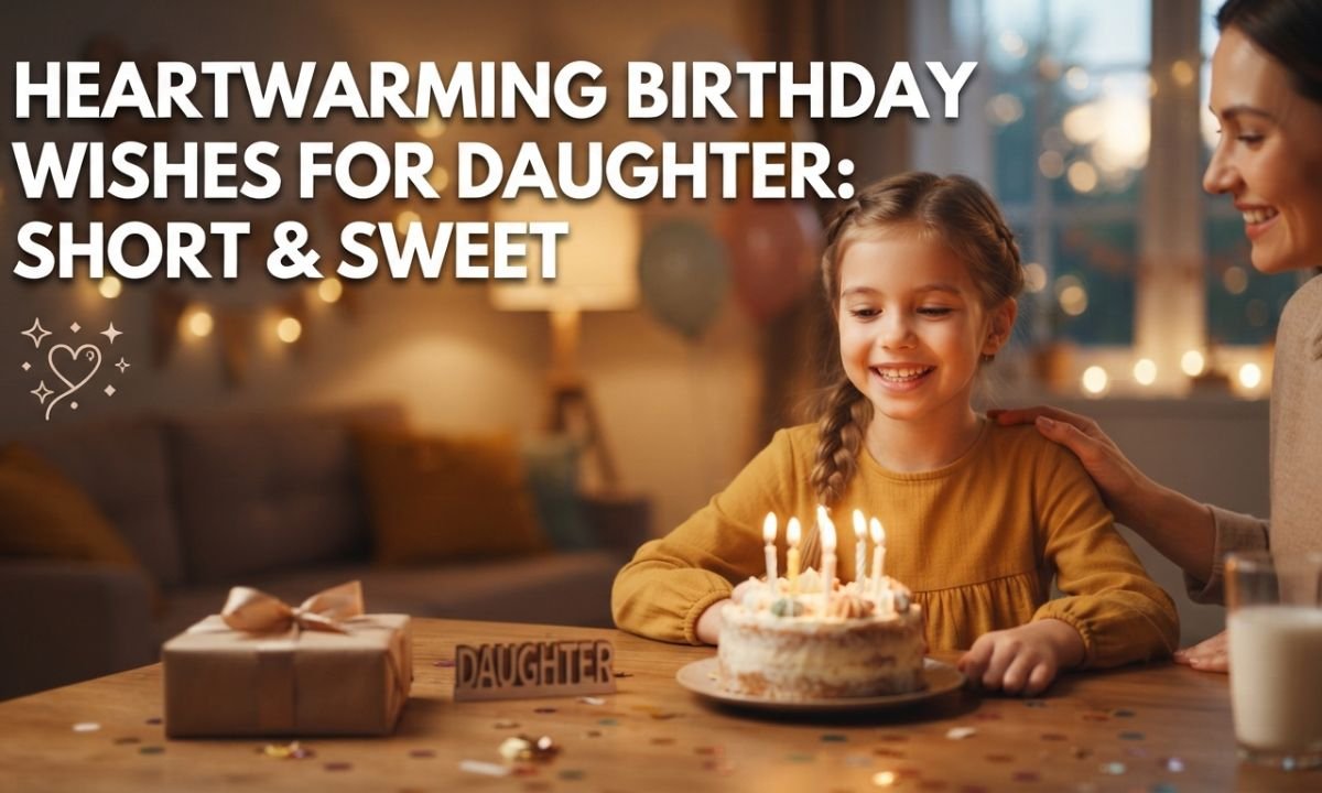 Heartwarming Birthday Wishes for Daughter Short & Sweet